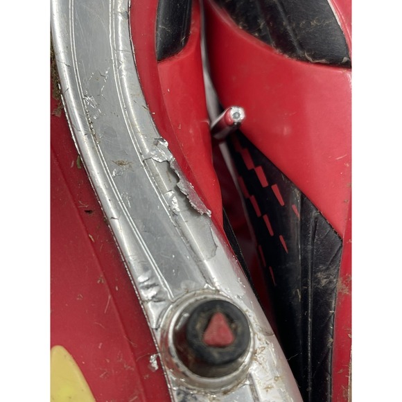 Nike Zoom Air Alpha‎ Talon Football Cleats Men's Sz 12 Red / Black Promo Sample - Picture 14 of 14